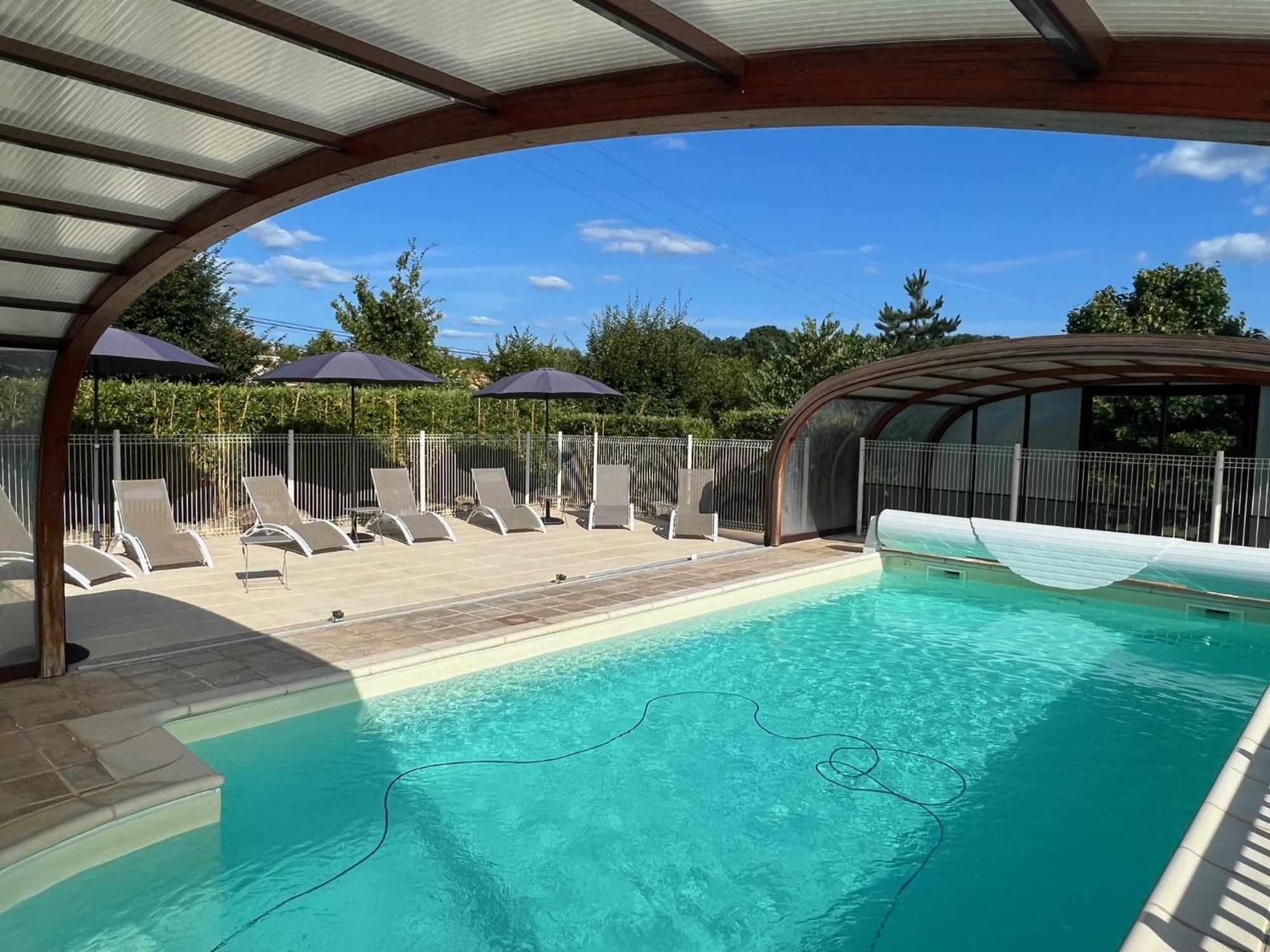 Maison Hyacinthe Of Tournesol Geniet In Luxe Castelnaud La Chapelle Eksteriør billede